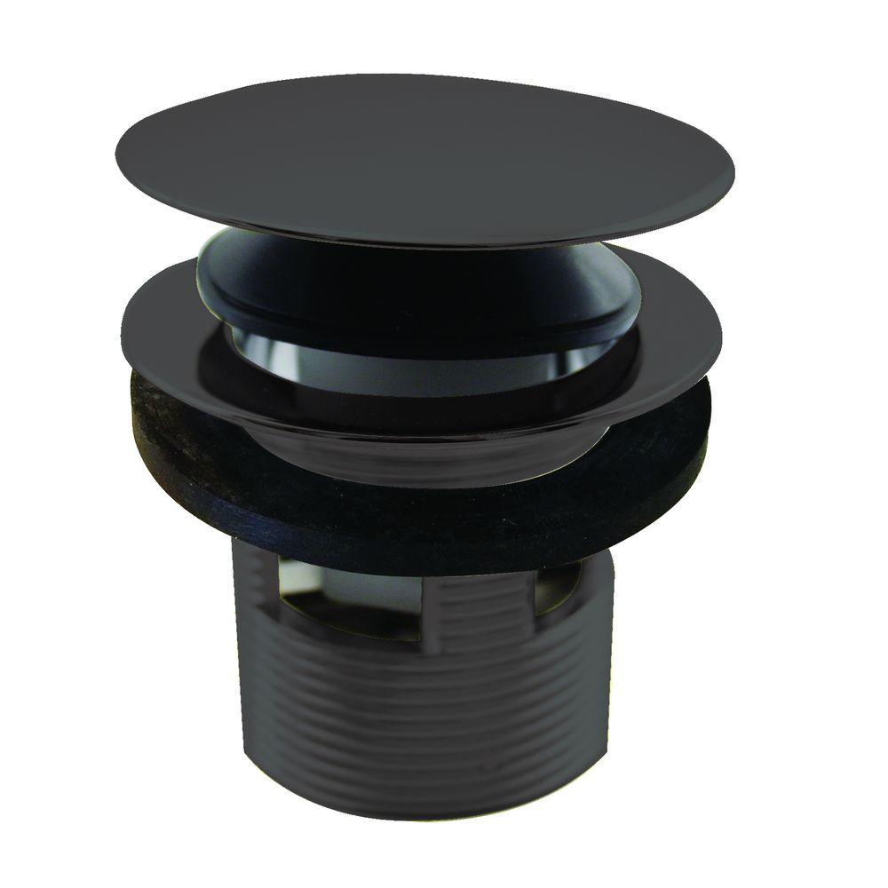 Westbrass 1 1 2 In NPSM Integrated Overflow Round Tip Toe Bath Drain   Oil Rubbed Bronze Westbrass Stops Drains Drain Plugs D98r 12 64 300 