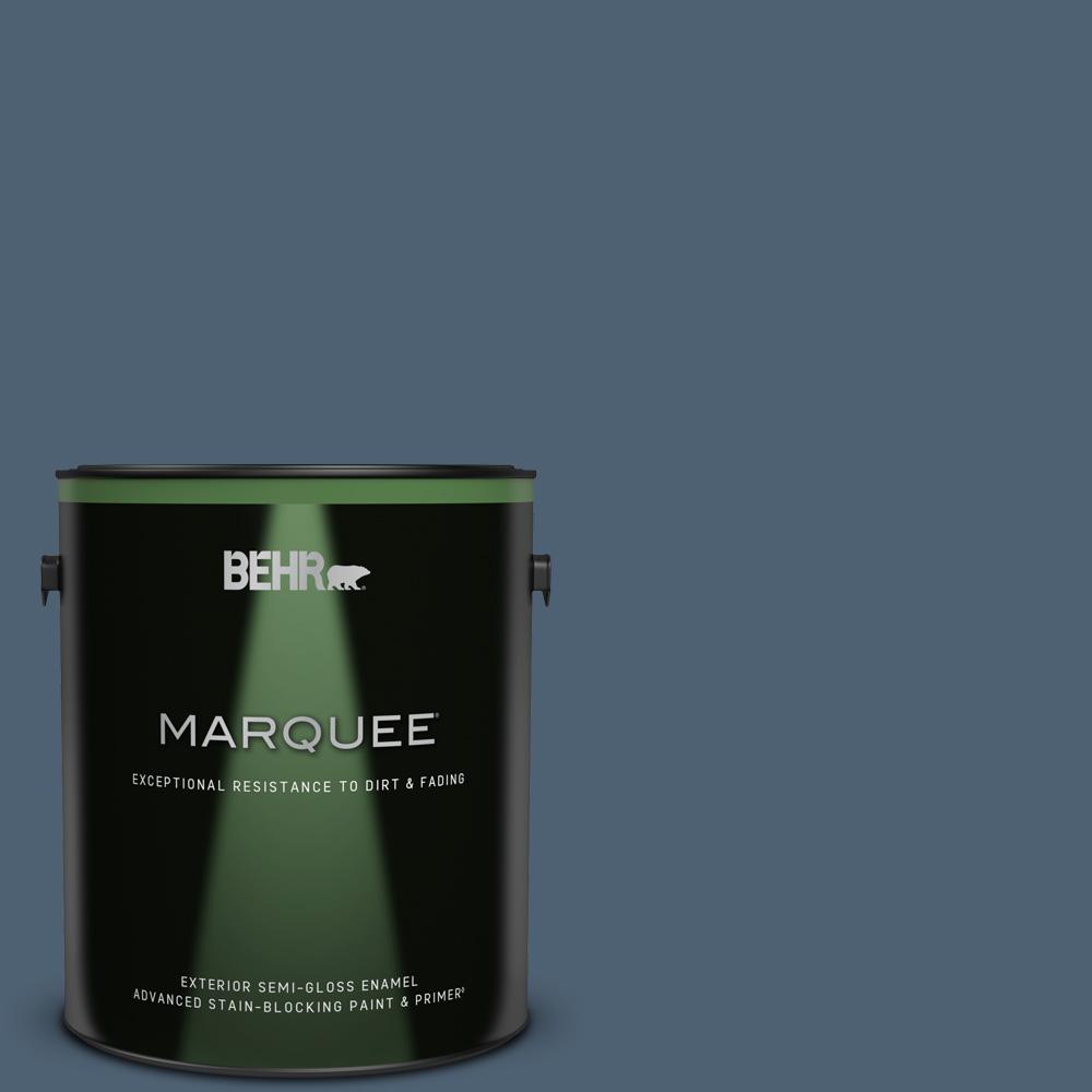BEHR MARQUEE 1 gal. PPU1419 English Channel SemiGloss BEHR MARQUEE 1 gal. PPU1419 English Channel SemiGloss