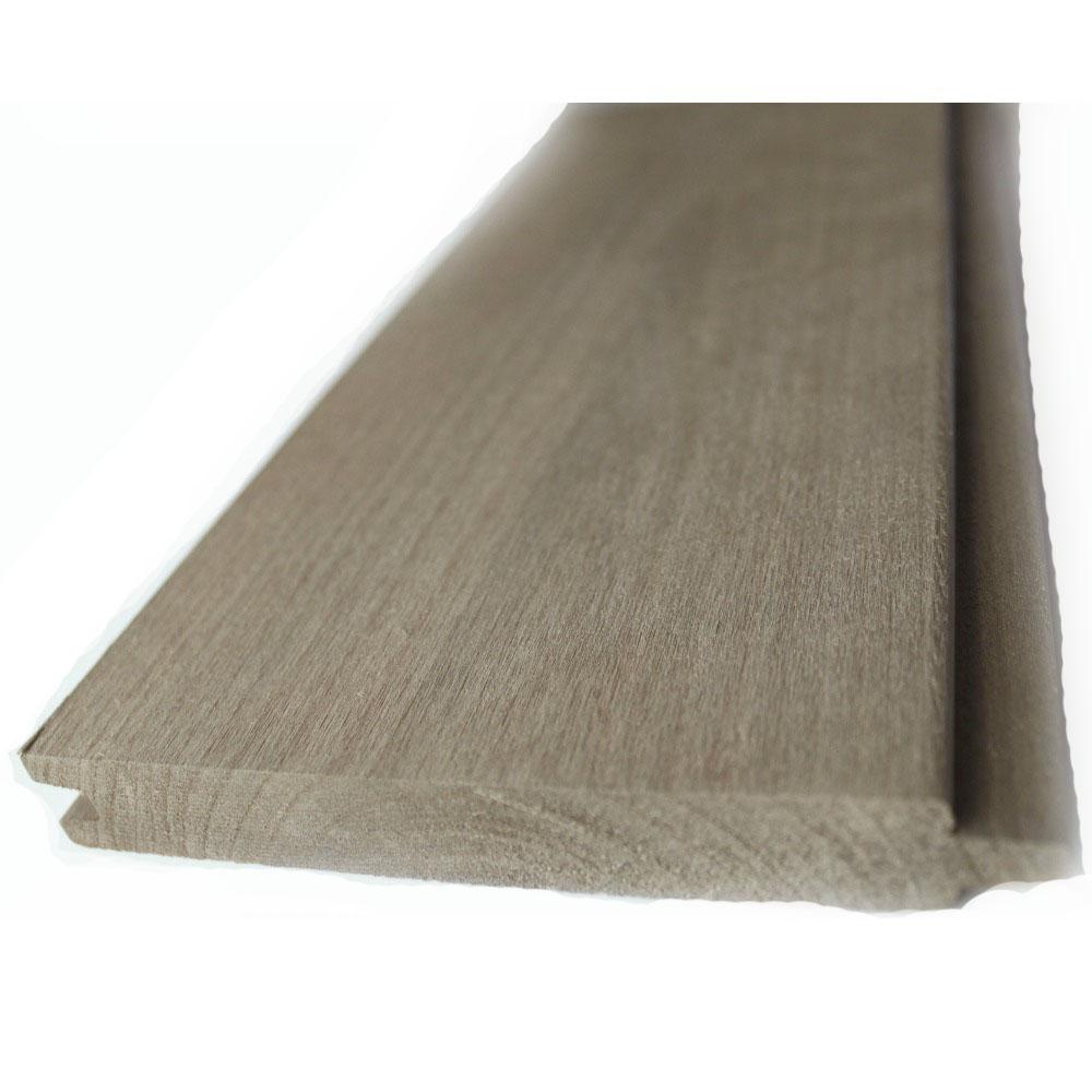 Dingewood 1 in. x 6 in. x 8 ft. Rustic Barn Weathered Alder Tongue and Groove Siding (7Piece