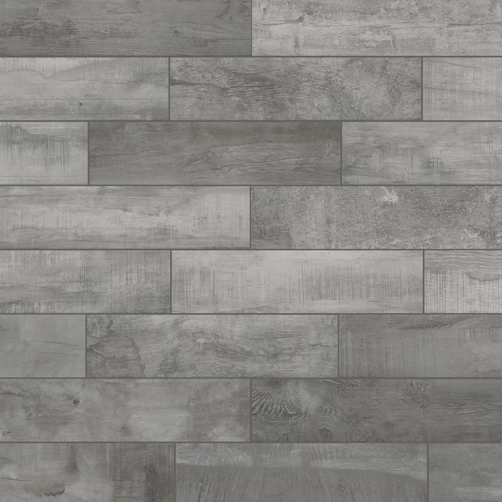 Gray Porcelain Tile The Home Depot
