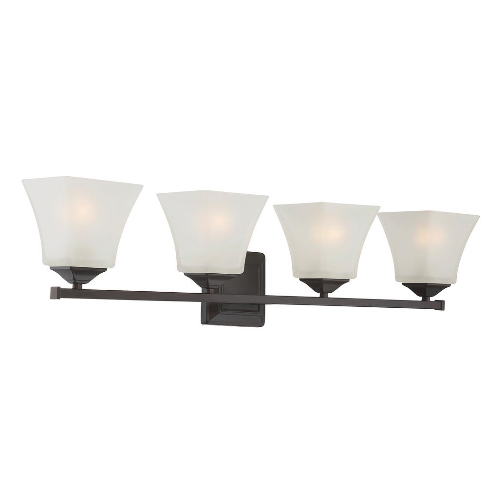 Filament Design 4Light English Bronze Bath LightECTSH256516 The