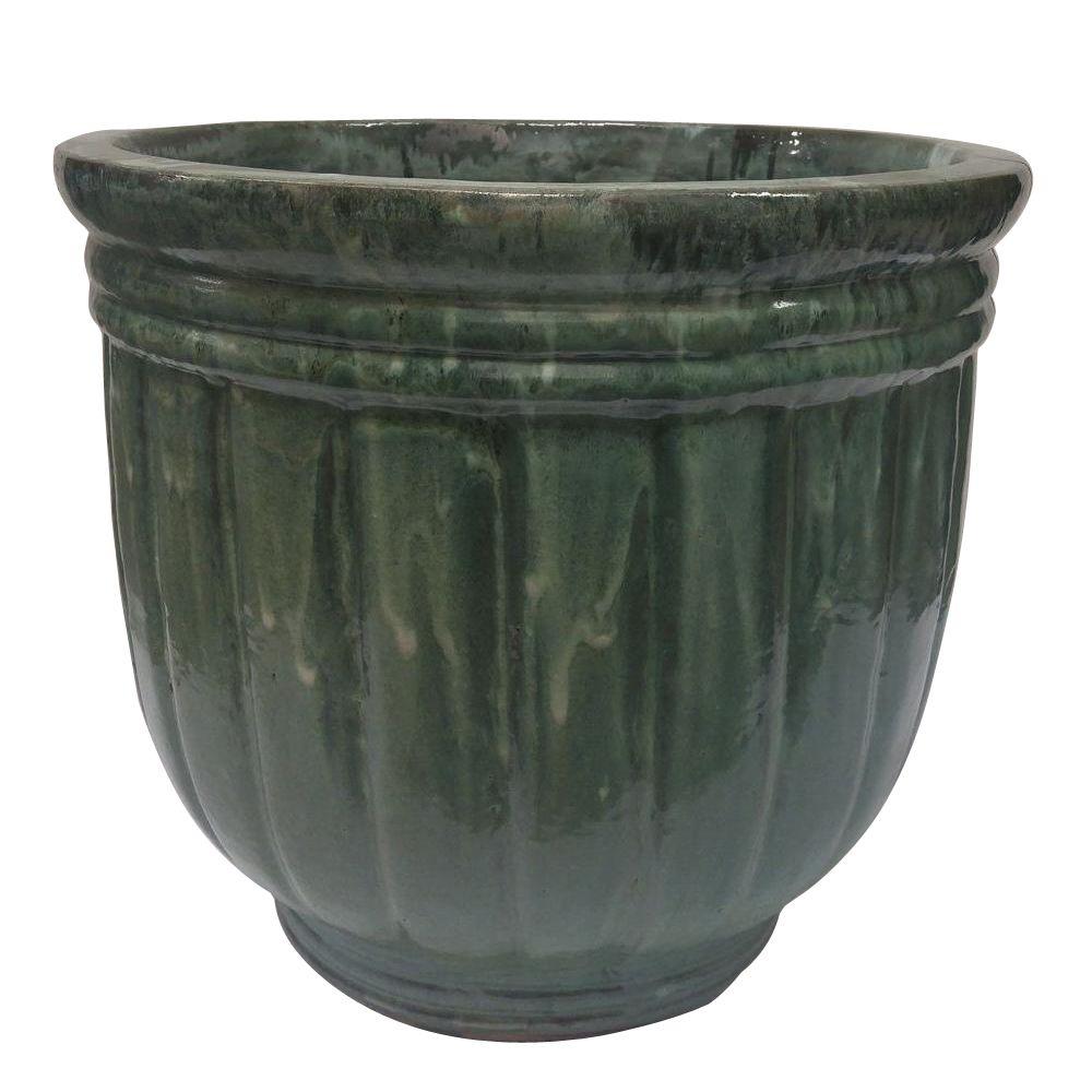 The Hip Gardener Premium XLarge Ceramic Planter09022 The Home Depot