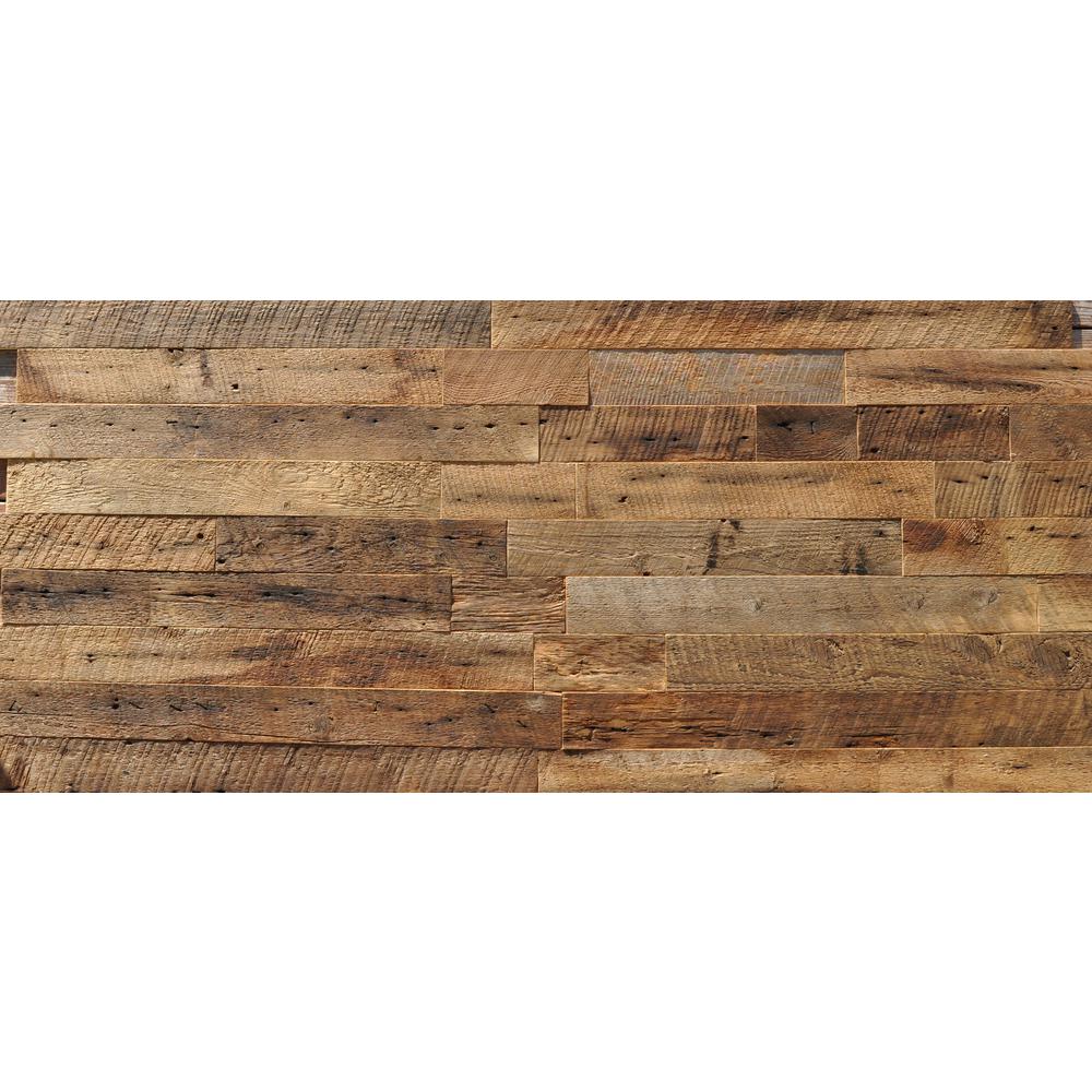 Reclaimed Barn Wood Brown Sealed 3 8 In T X 3 5 In W X Varying