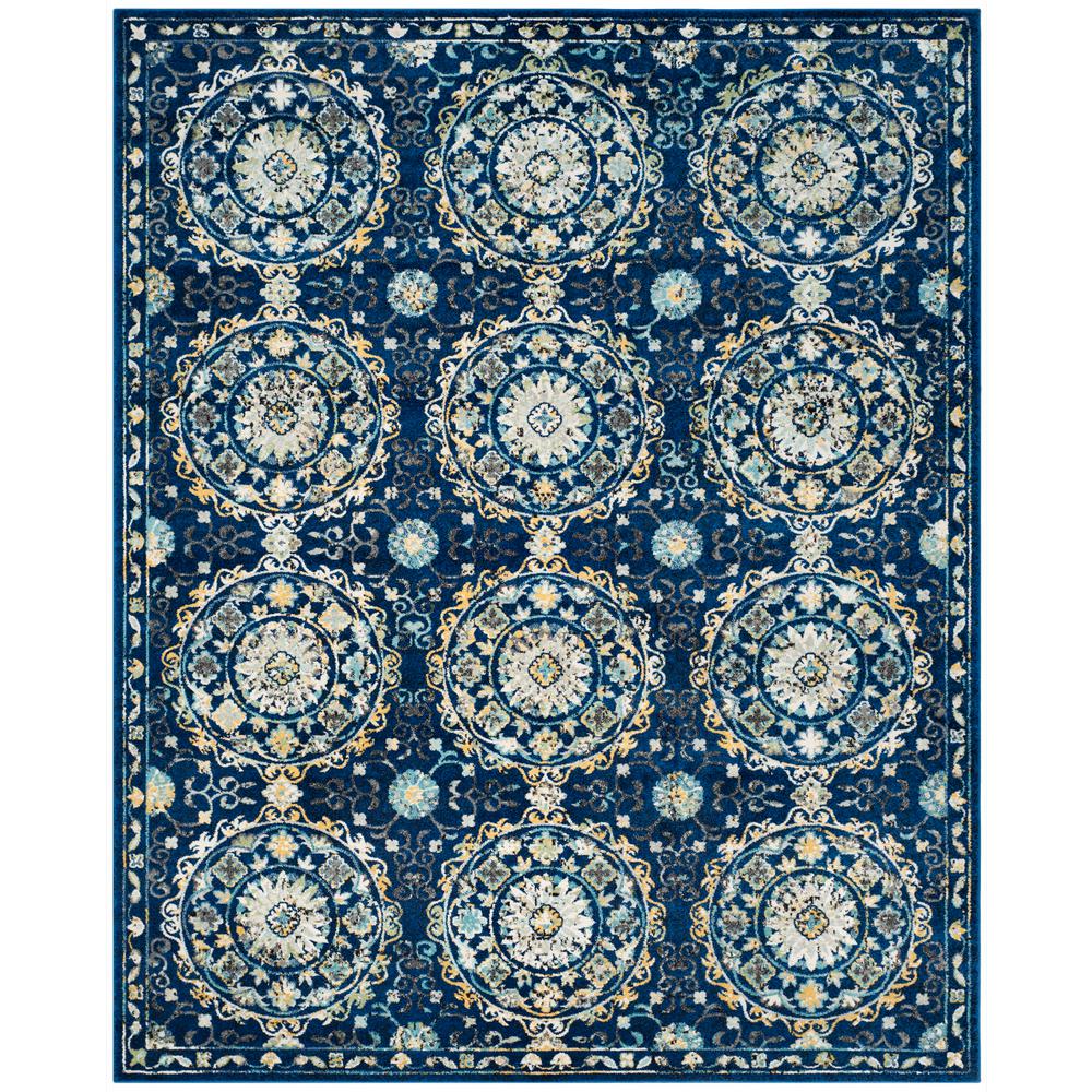 Safavieh Evoke Navy Ivory 9 Ft X 12 Area Rug Evk252a The Safavieh Evoke Navy Ivory 9 Ft X 12 Area Rug