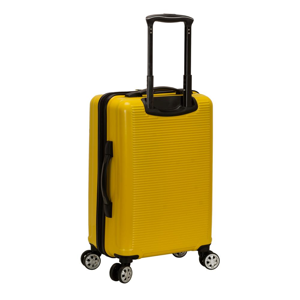 yellow luggage set
