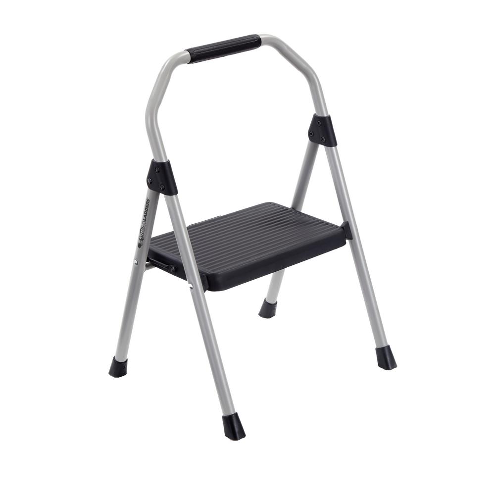 Gorilla Ladders 1Step Steel Compact Step Stool, 225 lbs. Load Capacity