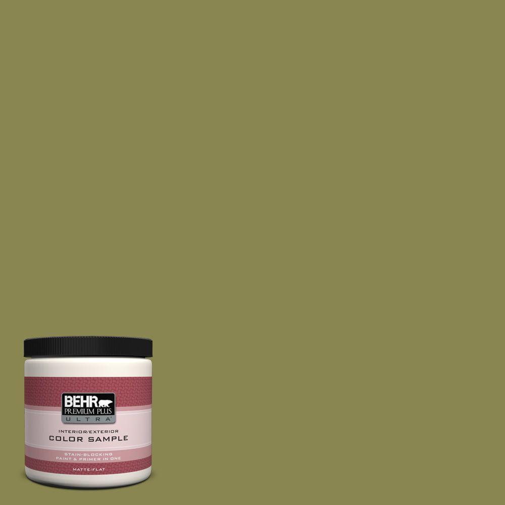 Behr Premium Plus Ultra 8 Oz T15 18 Snap Pea Green Matte Interior T15 18 Snap Pea Green Matte Interior