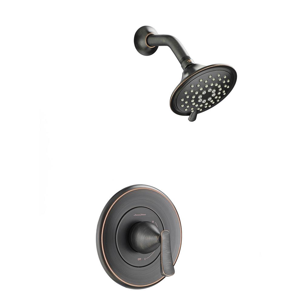 Bronze Shower Faucets Bathroom The Home Depot Chatfield Single Handle 3 Spray Shower Faucet In Legacy Bronze Valve Included