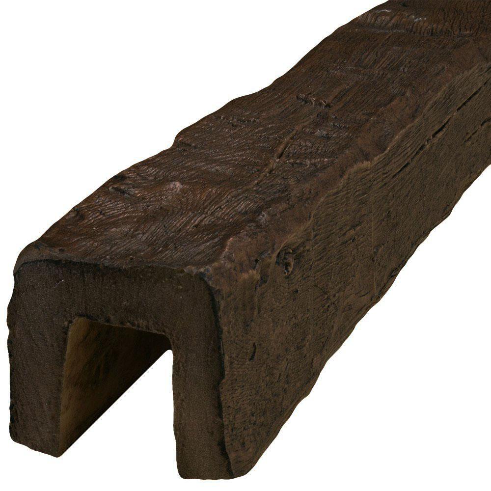 American Pro Decor 5 in. x 5 in. x 13 ft. Hand Hewn Faux Wood Beam