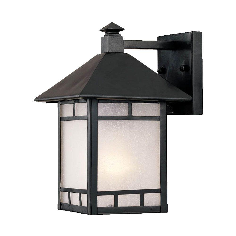 Acclaim Lighting Artisan Collection 1Light Matte Black Outdoor Wall