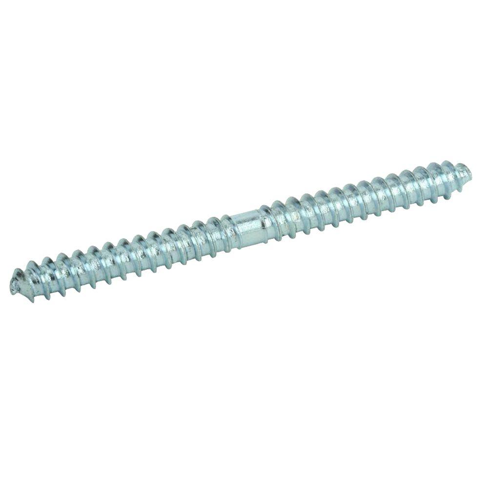 Everbilt 3/16 in.15 tpi x 3 in. ZincPlated Dowel Screw (3Pack