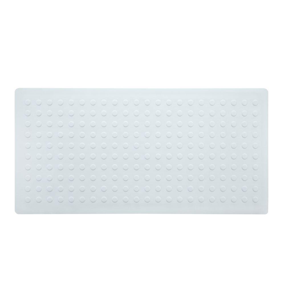 Slipx Solutions Tub Mats Shower Accessories The Home Depot Rubber Bath Mat In White