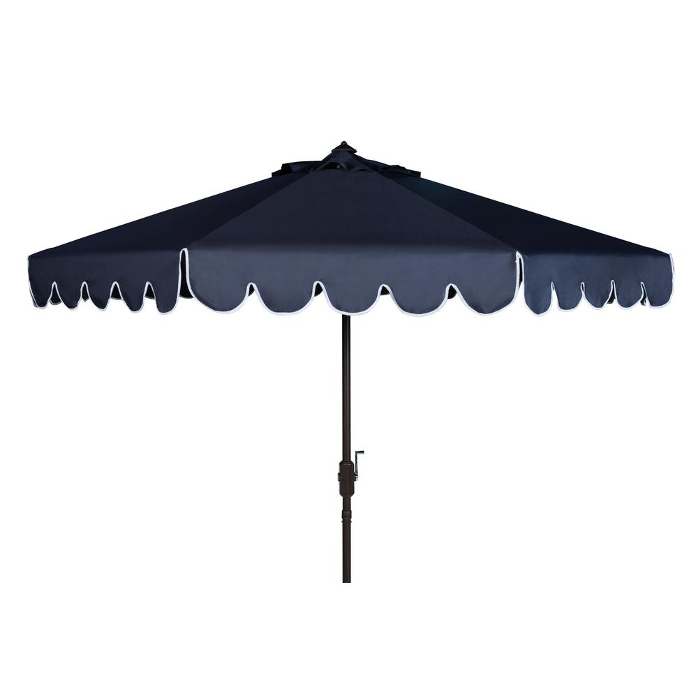 Blue 11 Ft Patio Umbrellas Patio Furniture The Home Depot