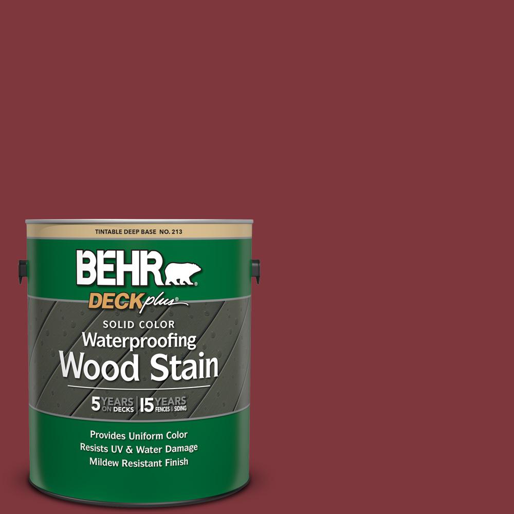 BEHR DECKplus 1 gal. SC112 Barn Red Solid Color