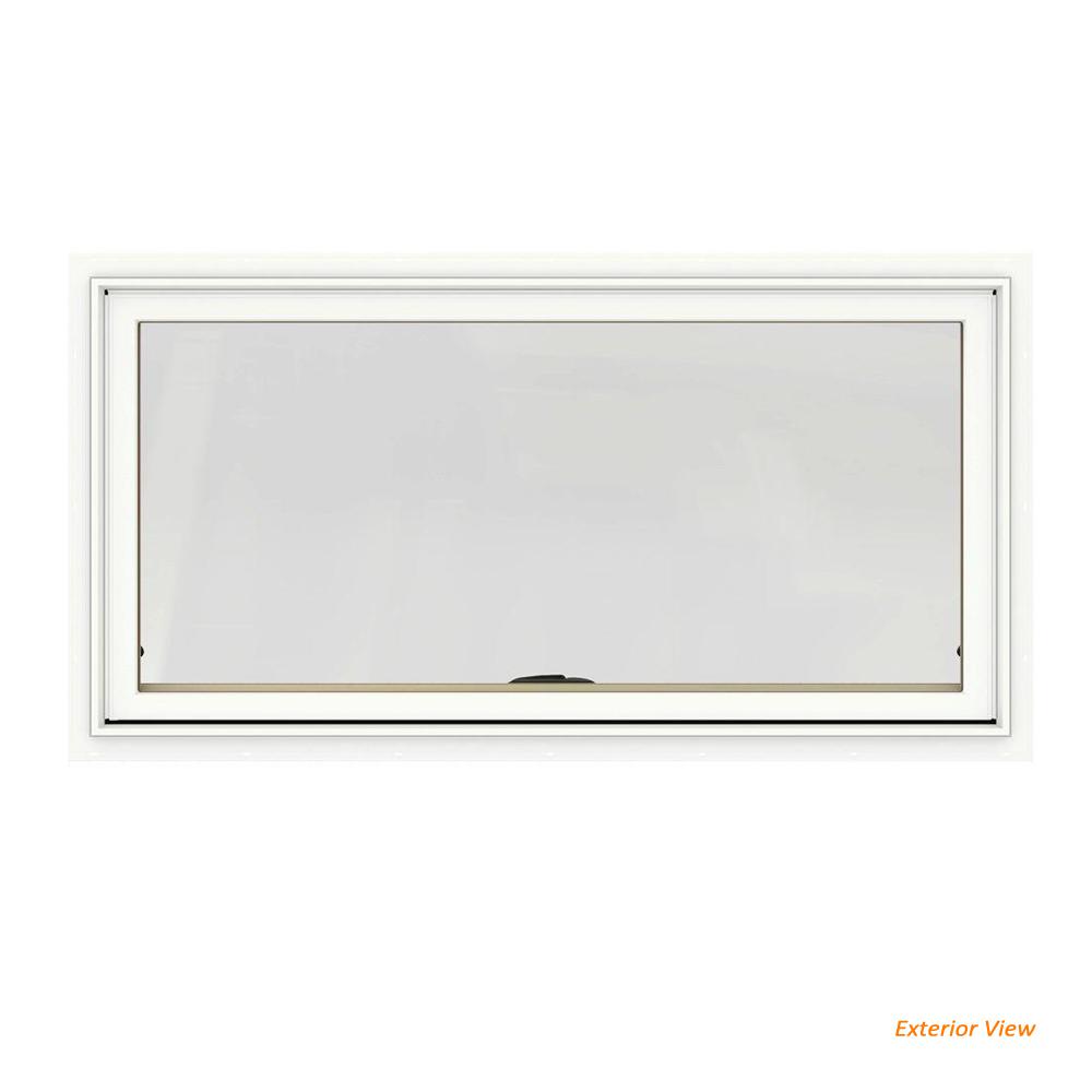 JELD WEN 48 In X 20 In W 2500 Series White Painted Clad Wood