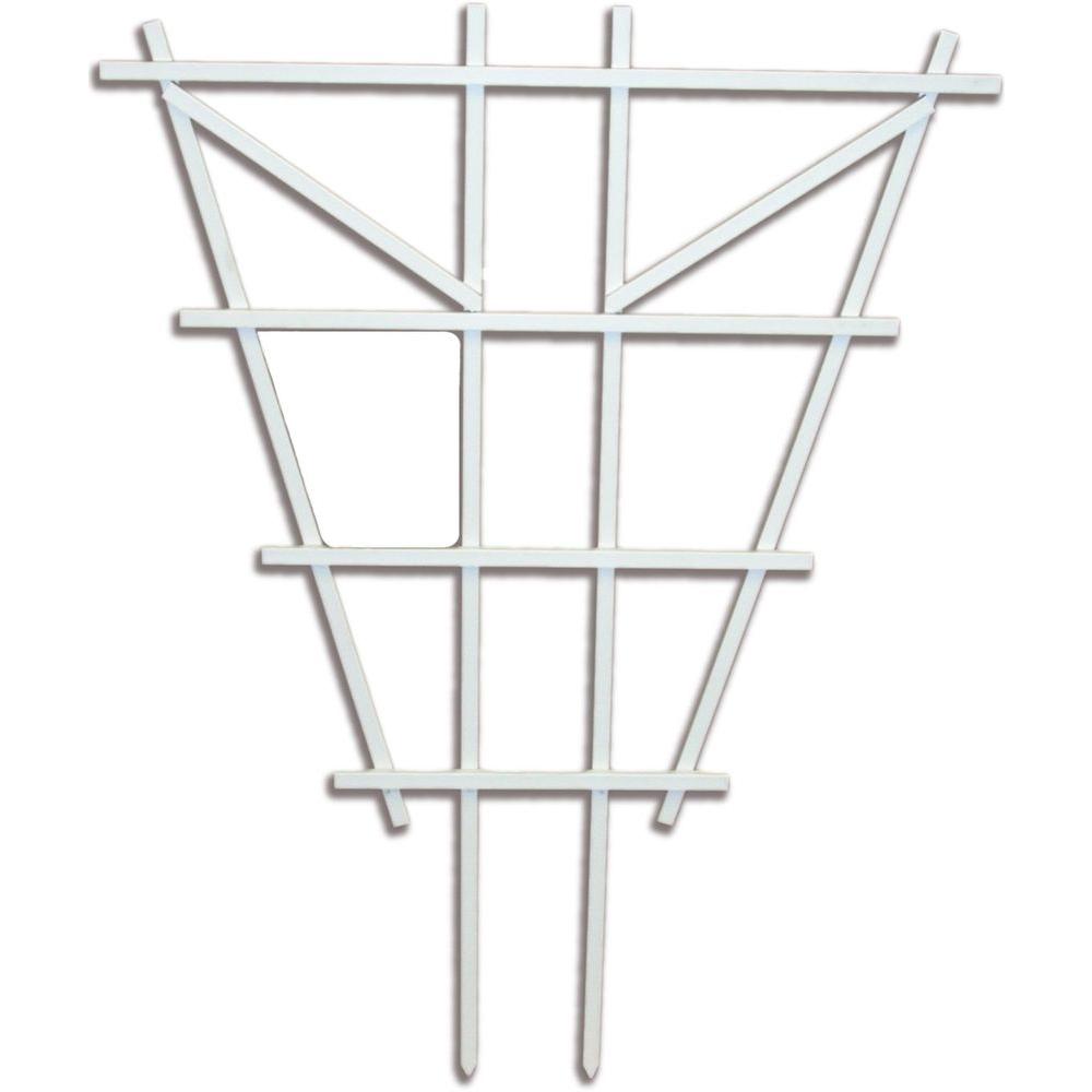 48 in. Composite Espalier Trellis08430 The Home Depot