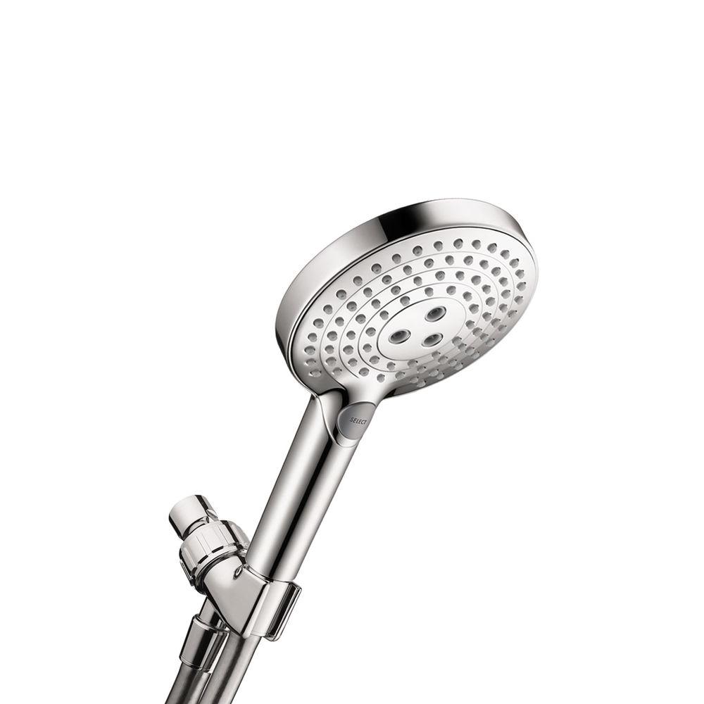 Hansgrohe 3Spray 4.9 in. Single Wall Mount Handheld Rain Shower Head