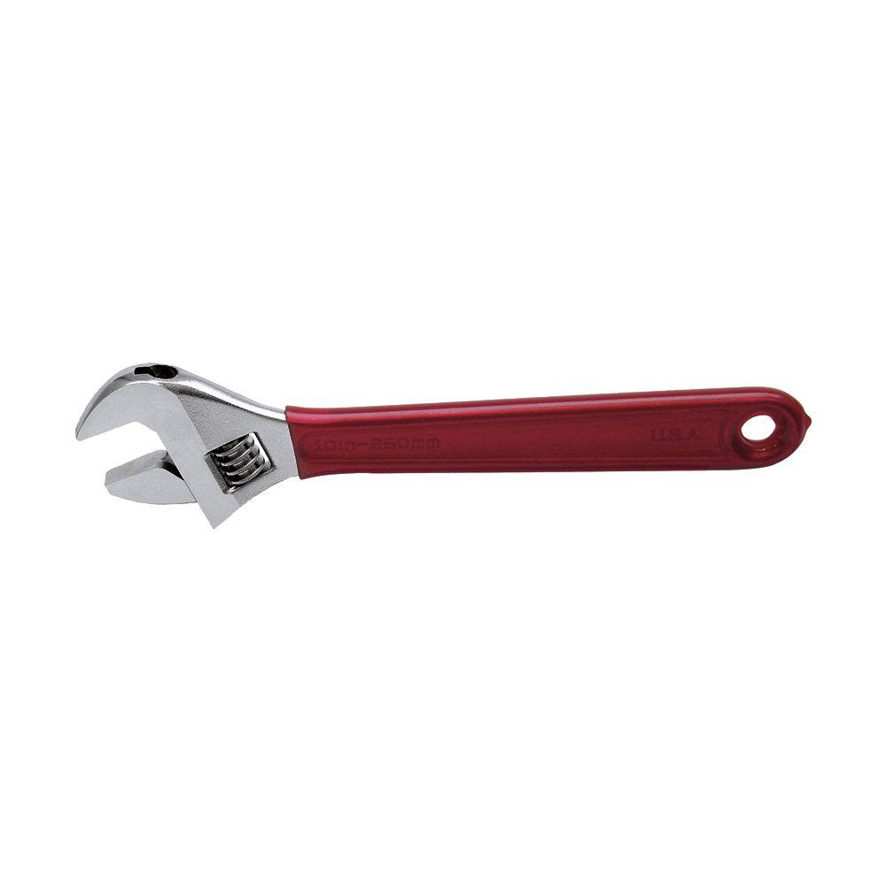 Klein Tools 15/16 in. Extra Capacity Adjuatable Wrench with Plastic