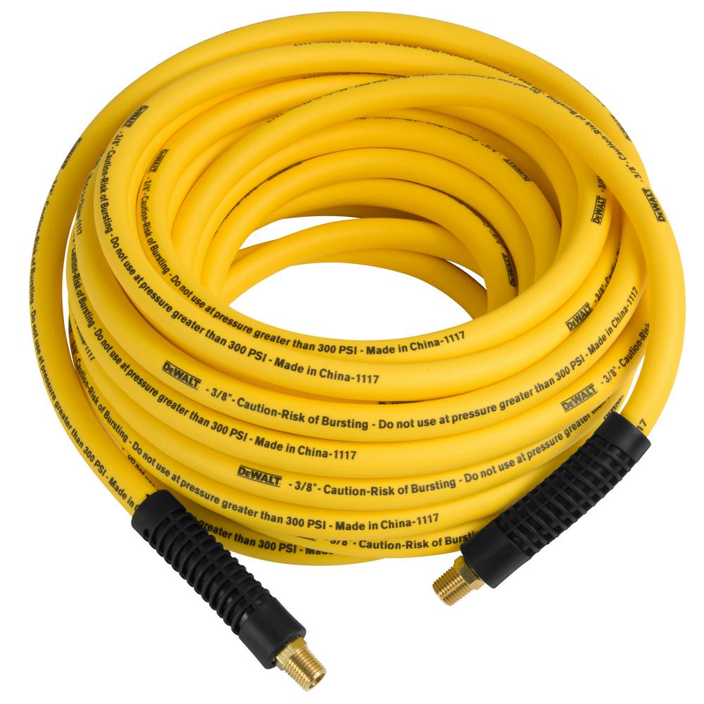 AlphaWorks Air Hose 3/8 Inch x 50 Foot Long Heavy Duty Industrial ...