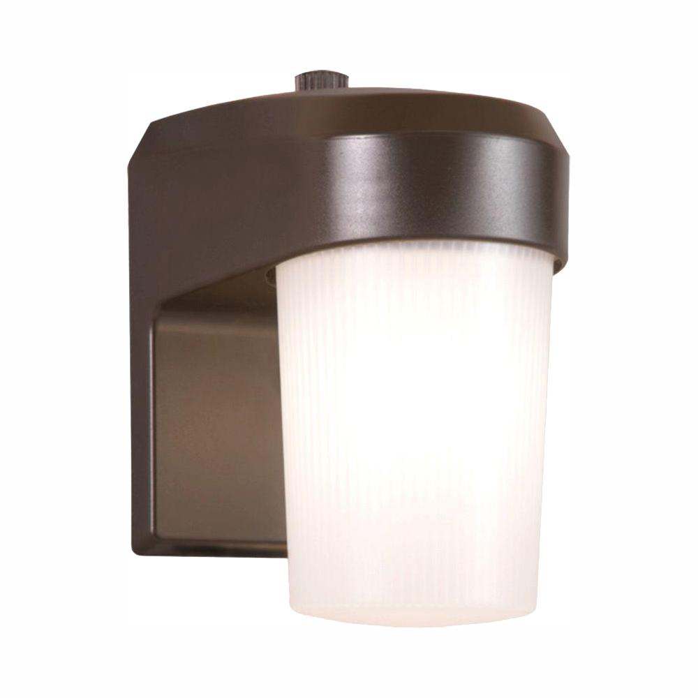 Halo 13 Watt Bronze Outdoor Fluorescent Entry Light Wall Lantern Halo 13 Watt Bronze Outdoor Fluorescent