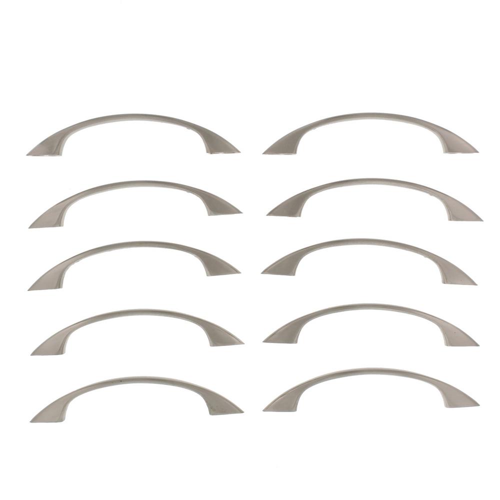 Ultra Hardware 3 In Silver Zinc Decorative Drawer Pull 10 Pack