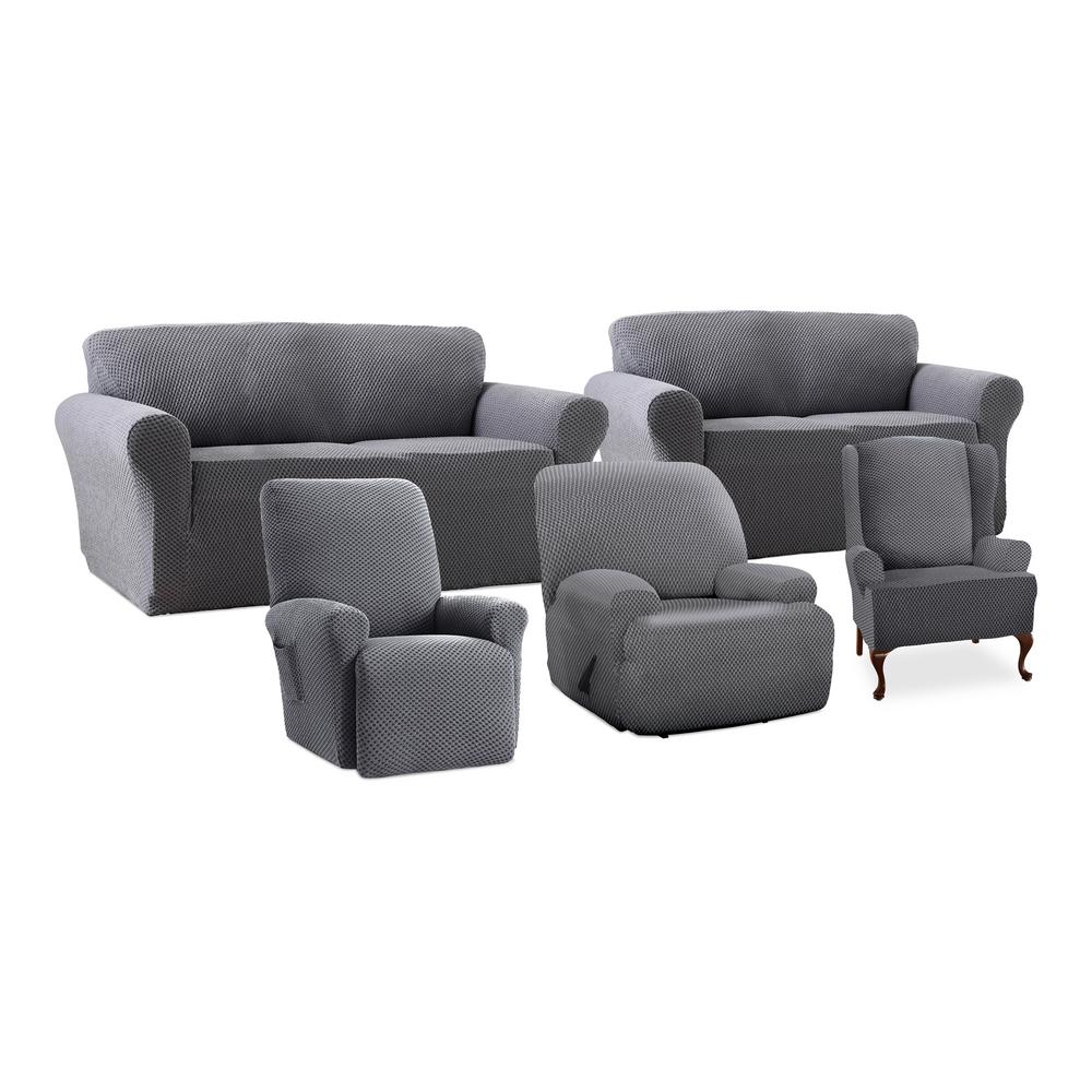 Loveseat Slipcovers Living Room Furniture The Home Depot