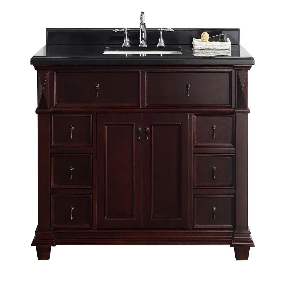 Belle Foret Kathy 48 In W X 22 D Vanity Chocolate With Belle Foret Kathy 48 In W X 22 D Vanity Chocolate With