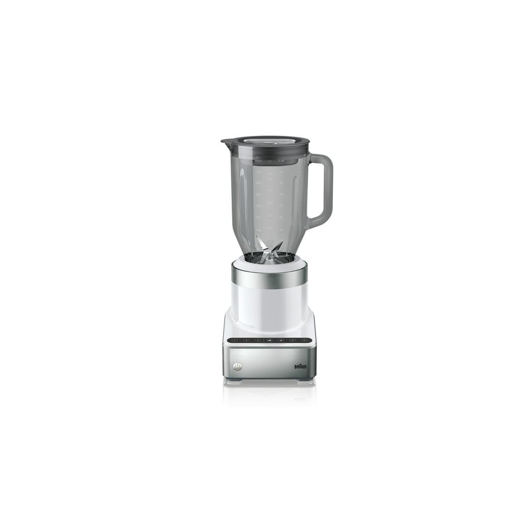 Braun Puremix 56 Oz 3 Speed White And Stainless Steel Countertop
