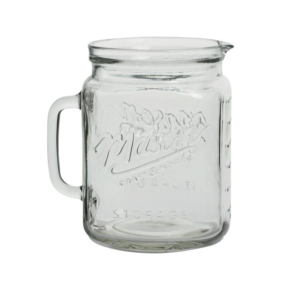 Mason Craft and More Serving 5Piece Clear Glass Drinkware Set TTU