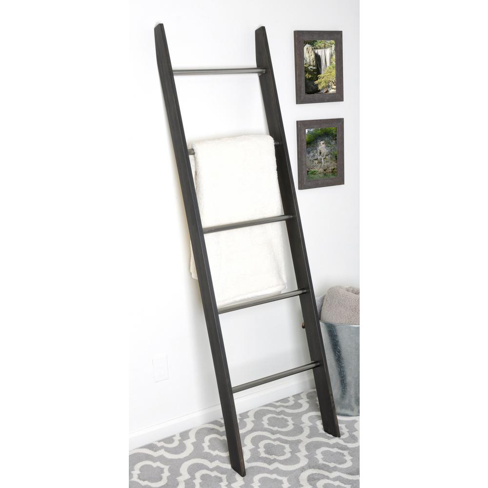 Black Metal Industrial Style Blanket Ladder New Home Decor