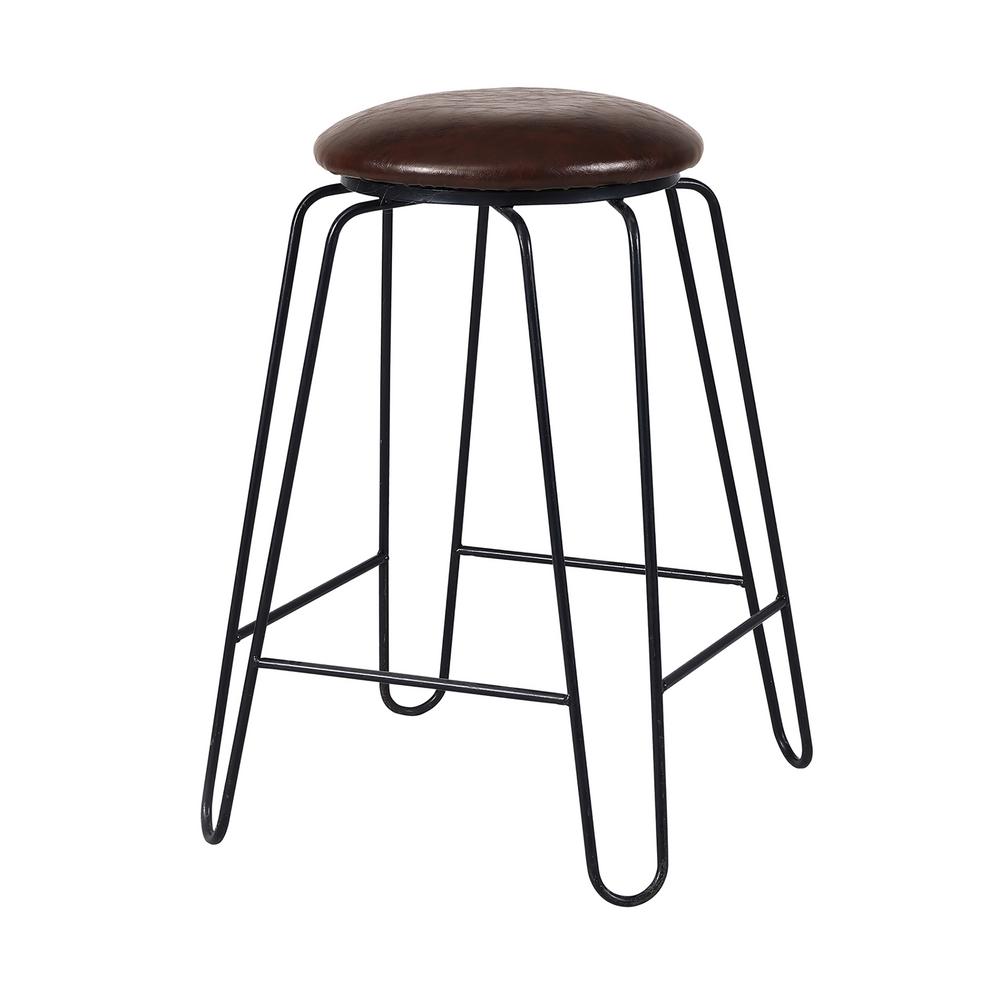 Brown And Black Stool - Stools Item