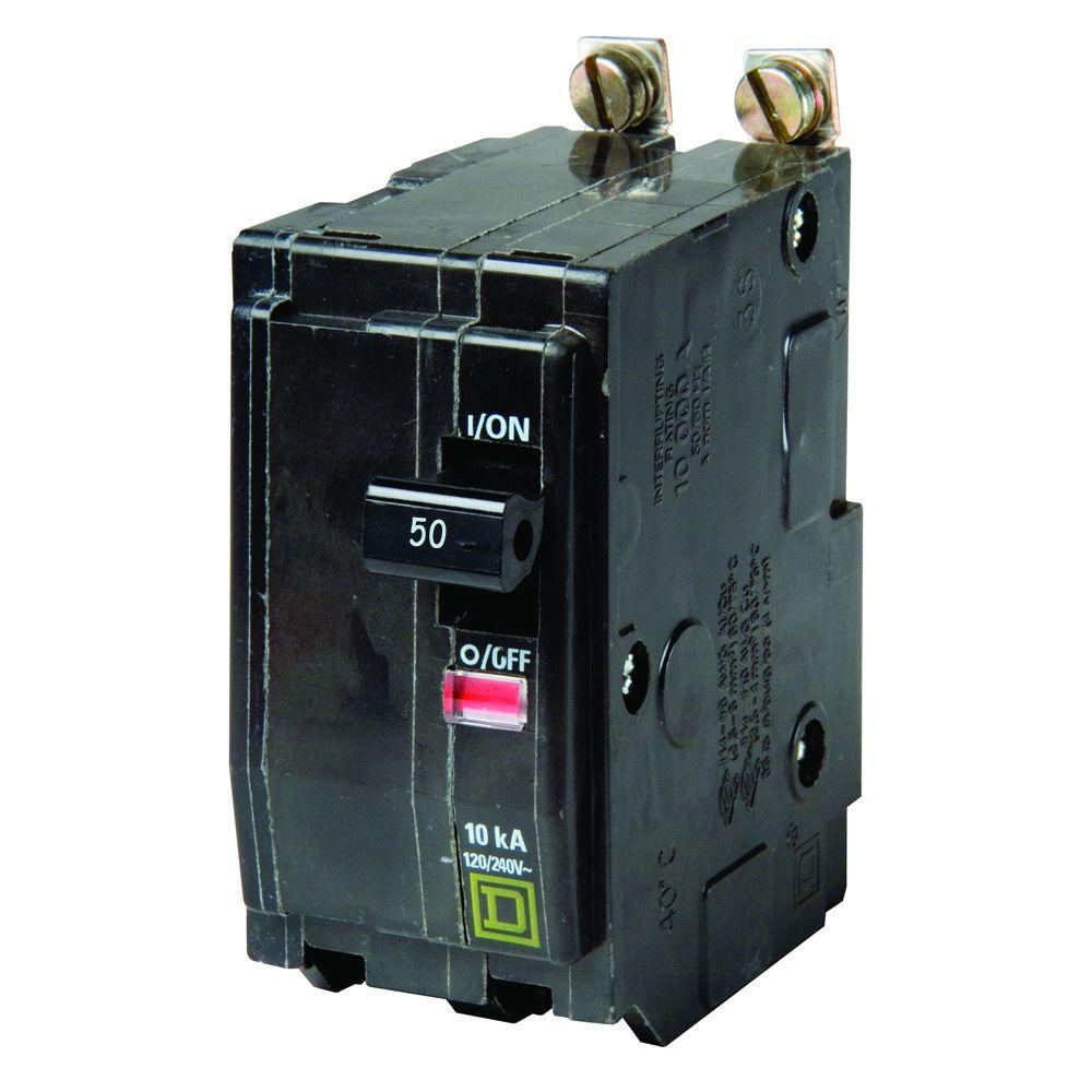 SQUARE D QOB250VH CIRCUIT BREAKER 2P 50A