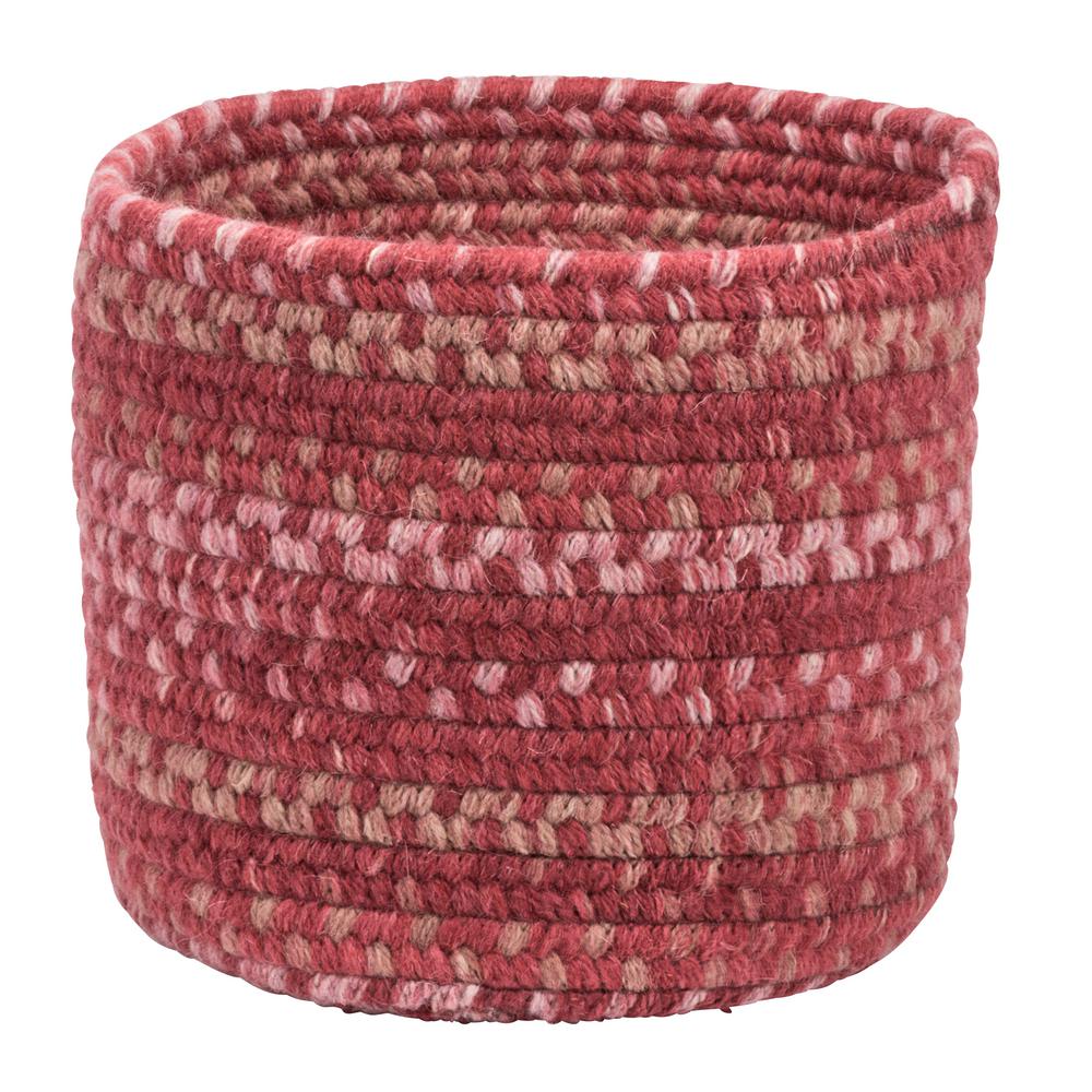 Colonial Mills Acre Small E Wool Basket Scarlet Red 10 In X Colonial Mills Acre Small E Wool Basket Scarlet Red 10 In X