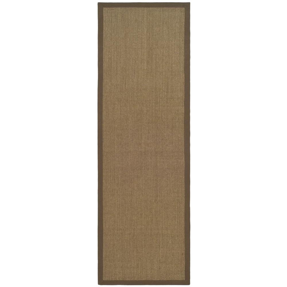 Safavieh Natural Fiber Rust 2 ft. 6 in. x 12 ft. RunnerNF445A212