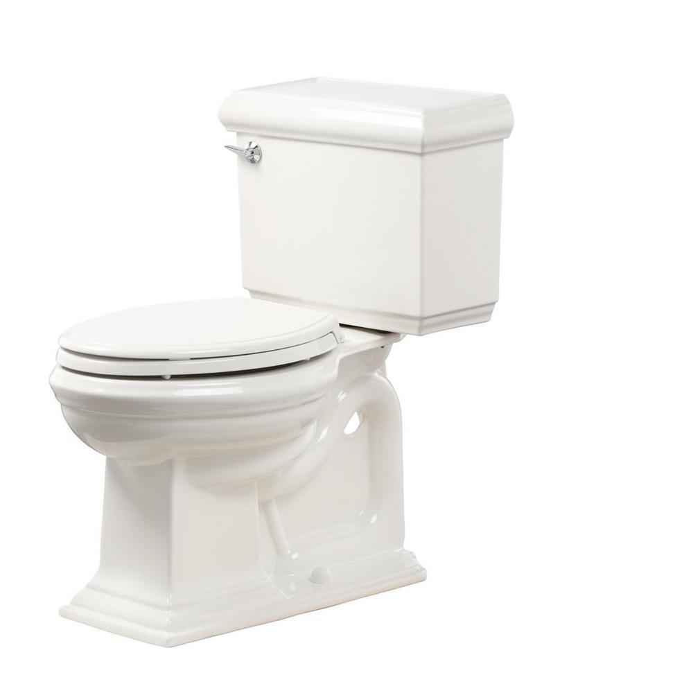 KOHLER Memoirs 2Piece 1.28 GPF Single Flush Elongated Toilet in White