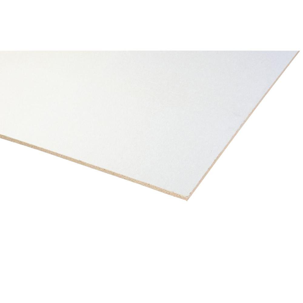 1/2 in. x 48 in x 8 ft. R1.3 White Insulated Fiberboard Sheathing-06292 ...
