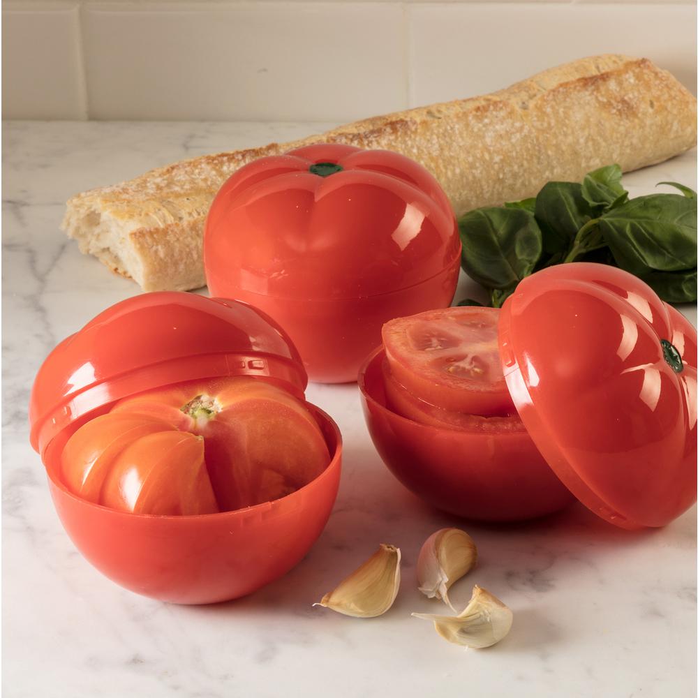 Hutzler 4Piece Set Classic Food Savers (Onion Savers, Tomato Saver