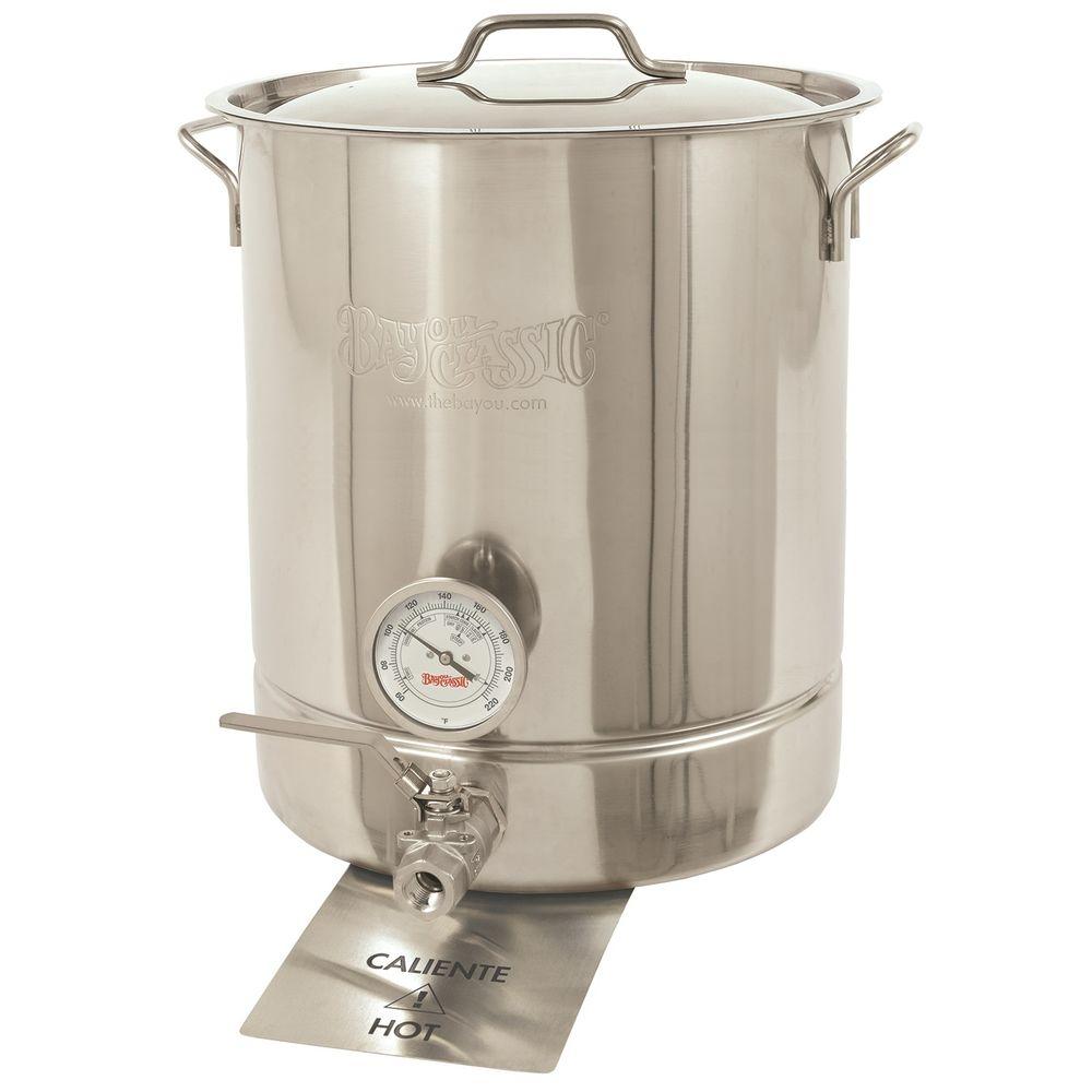 UPC 050904804402 product image for Bayou Classic Grill Tools 10 gal. Stainless Steel Standard Brew Kettle (4-Piece) | upcitemdb.com