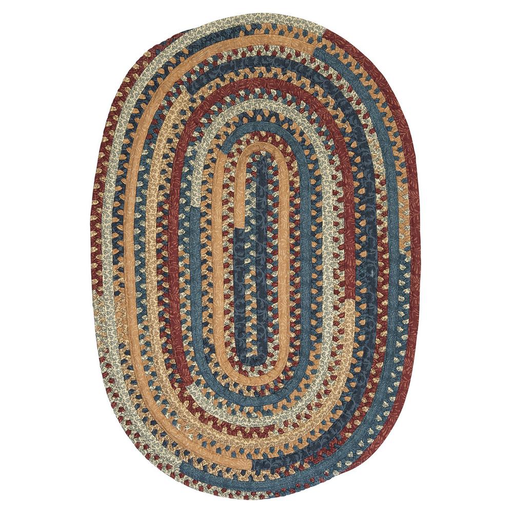 7x9 Oval Braided Rug Area Ideas Rosewood Rugs Flooring The Home Depot