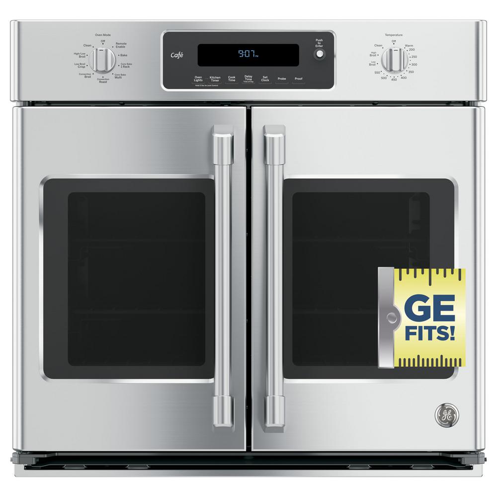 Wi Fi Smart Ovens Liances The Home Depot 30 In Single Electric Smart French Door Wall Oven Self Cleaning With Convection