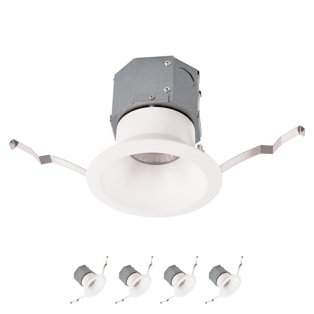 WAC Lighting Popin 4 in. 3000K Round Remodel Recessed Integrated LED