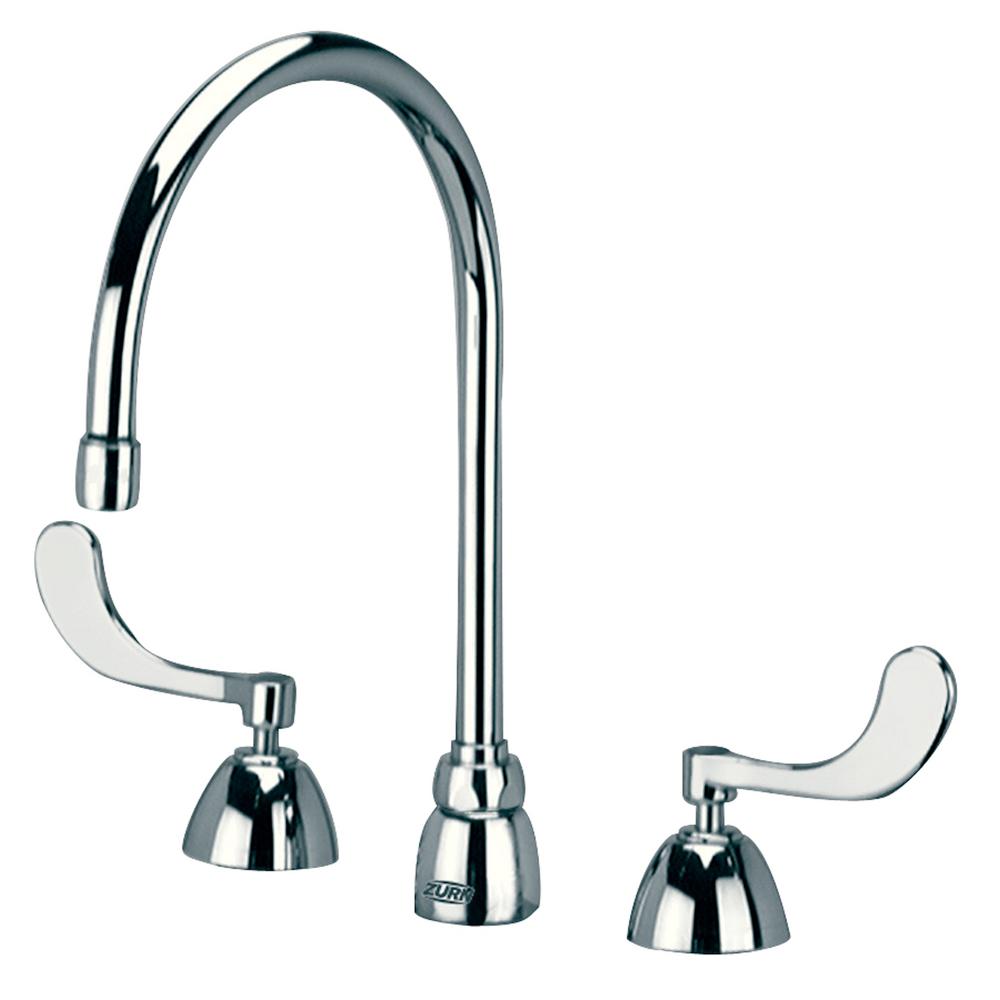 Zurn Aquaspec Widespread Gooseneck Faucet 2 0 Gpm Laminar Flow In