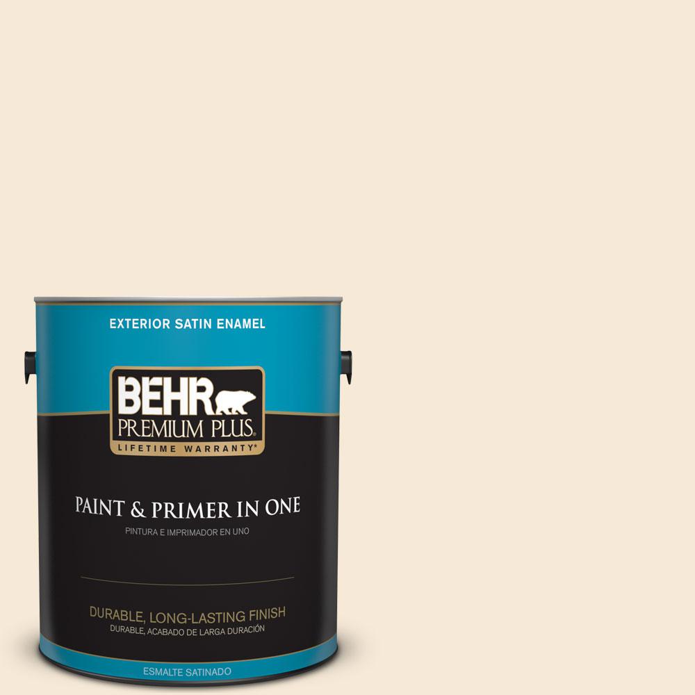 BEHR Premium Plus 1gal. BXC14 Water Chestnut Satin Enamel Exterior Paint905001 The Home Depot