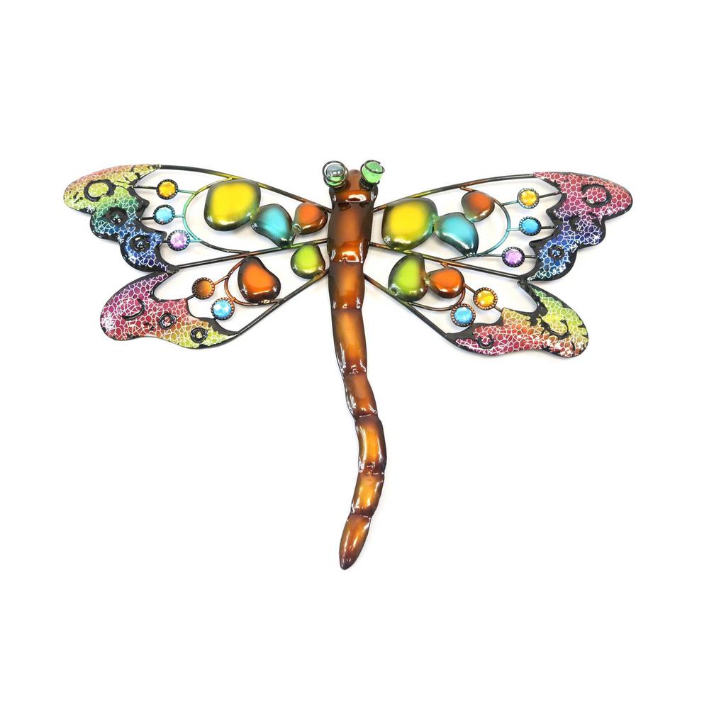 17 5 In X 12 In X 1 5 In Dragonfly Wall Decor 74843 The Home