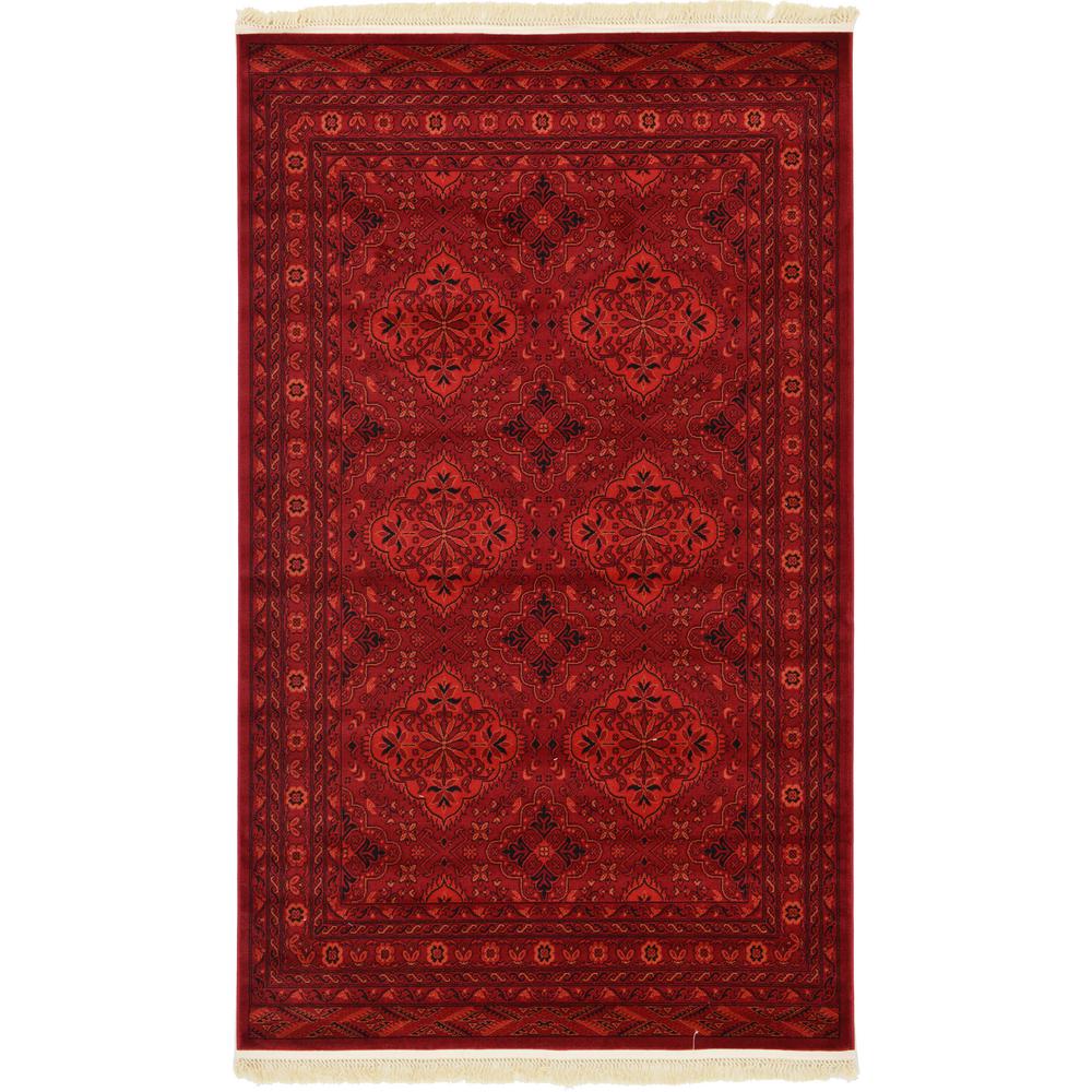 Unique Loom Tekke Red 5 X 8 Rug 3126476 The Home Depot Unique Loom Tekke Red 5 X 8 Rug