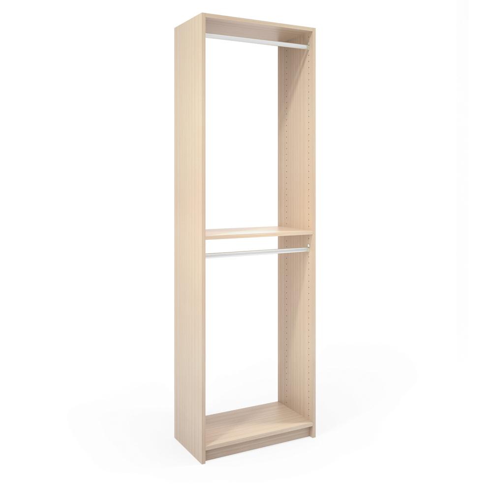 Simplyneu 14 In D X 24 W 84 H Chai Latte Wood Double Simplyneu 14 In D X 24 W 84 H Chai