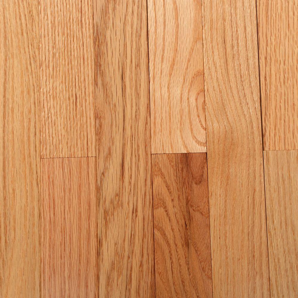 Bruce American Originals Natural Red Oak 3 4in T X 2 1 4 In W X Varying L Solid Hardwood Flooring 20 Sq Ft Case Shd2210 The Home Depot