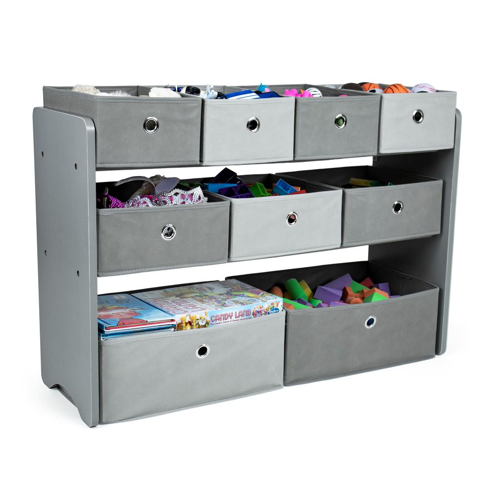 toy storage unit with bins