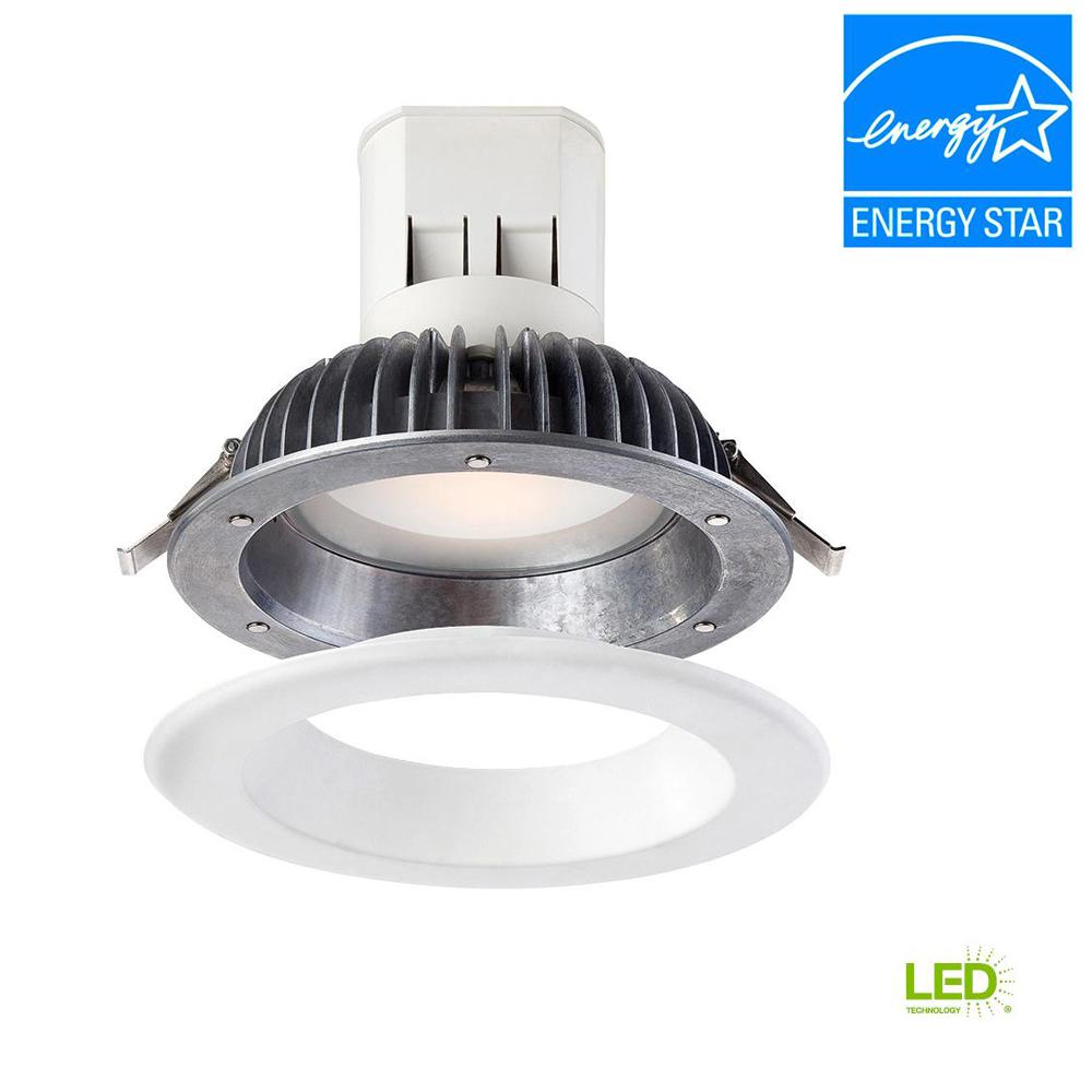 Envirolite 6 In Bright White Led Easy Up Recessed Ceiling Light With 93 Cri J Box No Can Needed