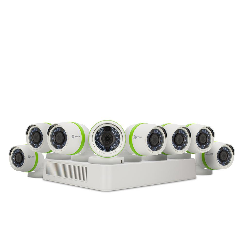 EZVIZ Security Cameras 16Channel 1080 TVL 2TB and Up HDD Surveillance